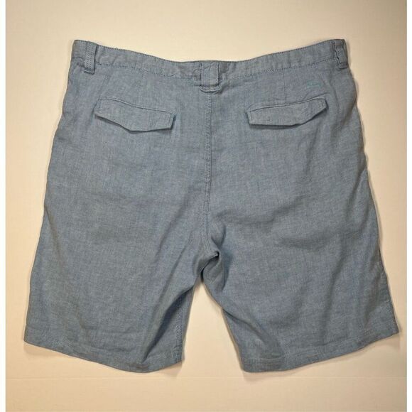 Tommy Bahama Beach Coast Linen Blend Flat Front 10 Inch Shorts Men's Size 40 EUC - Picture 9 of 11